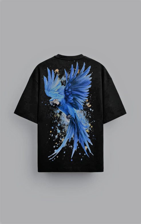 Hyacinth Macaw Splash Tee