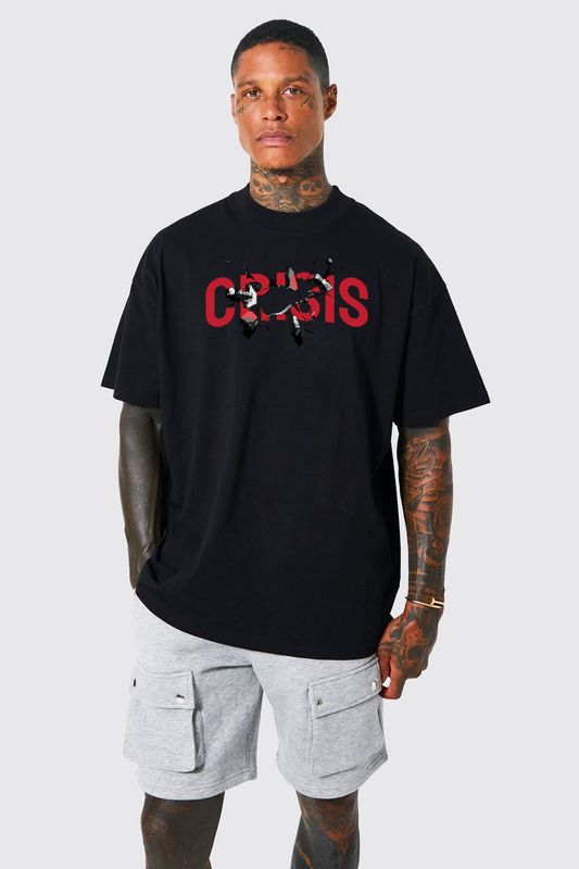 CRISIS OVER SIZE TEES