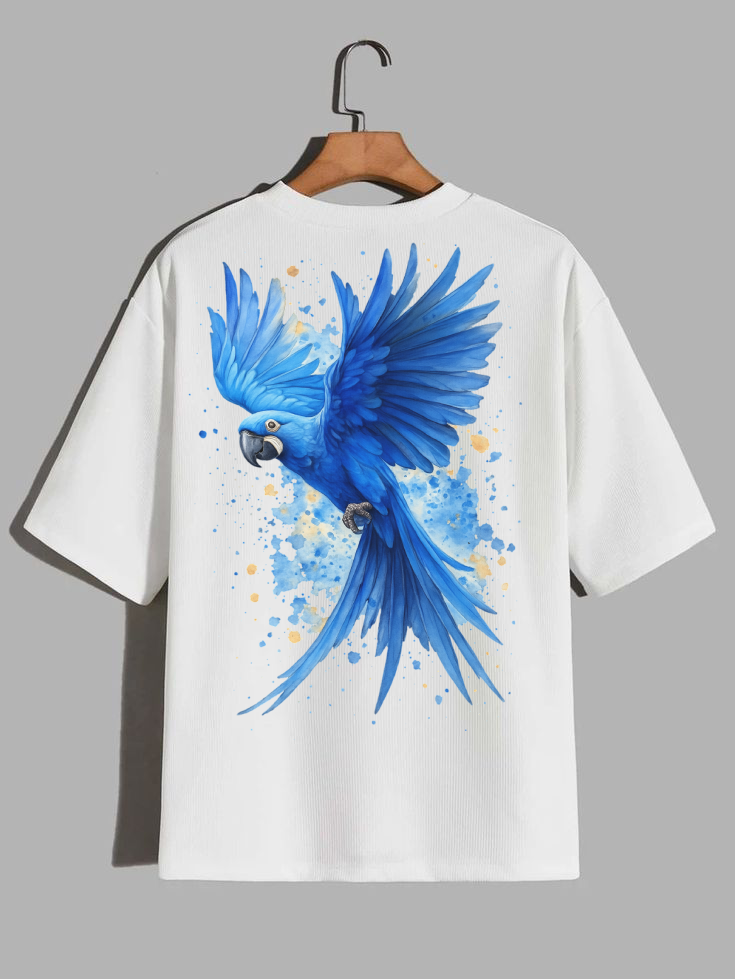 Hyacinth Macaw Splash Tee