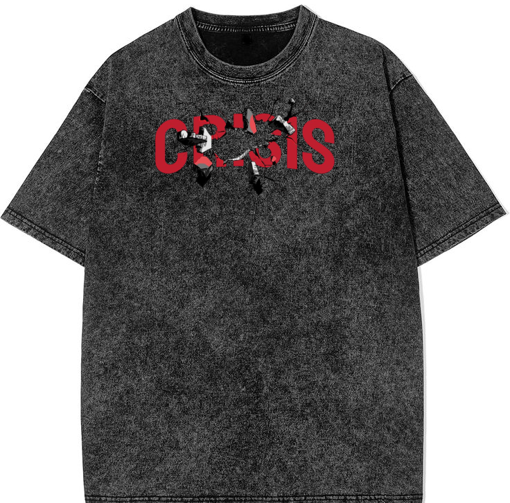 CRISIS OVER SIZE TEES