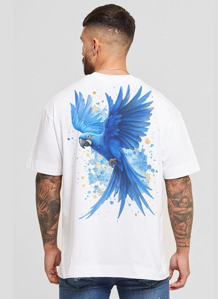 Hyacinth Macaw Splash Tee