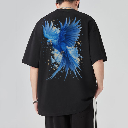 Hyacinth Macaw Splash Tee