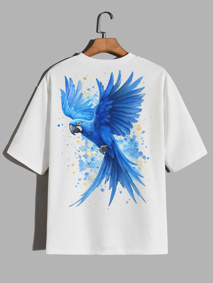 Hyacinth Macaw Splash Tee