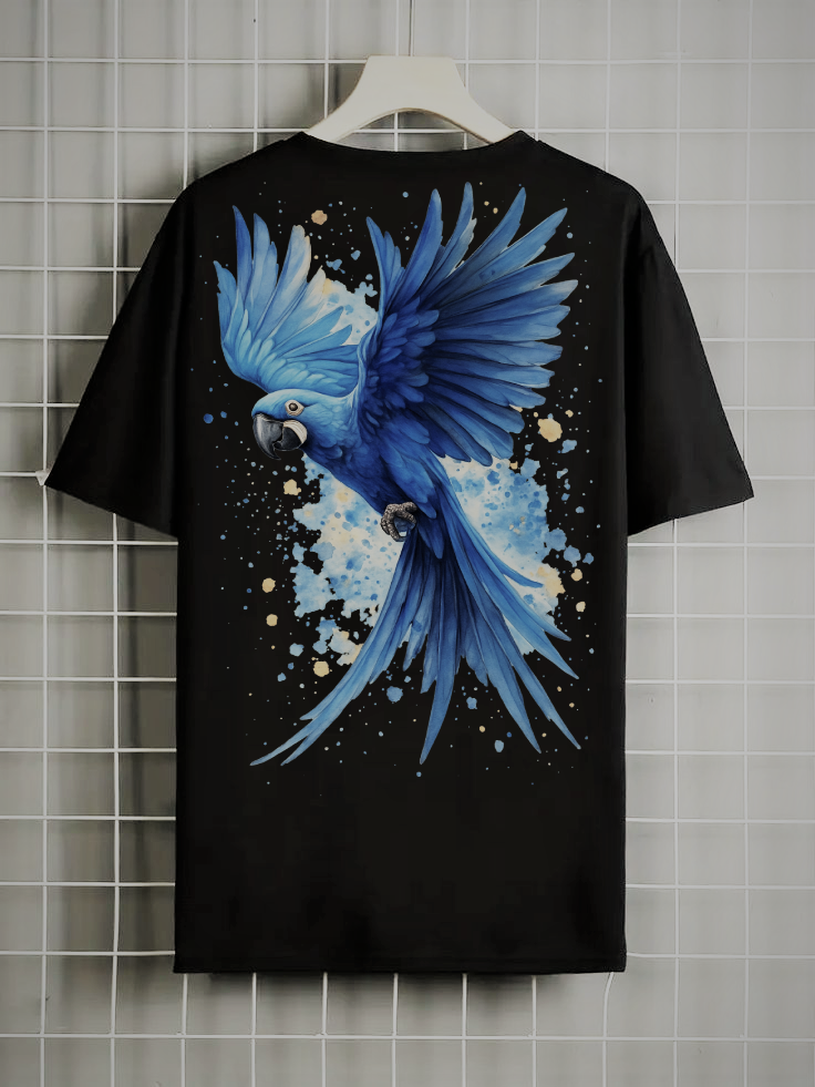 Hyacinth Macaw Splash Tee